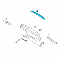 OEM 2017 Ford C-Max Upper Molding Diagram - AM5Z-5846404-AA