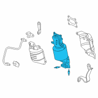 OEM Acura Converter Assembly, Rear Primary Diagram - 18280-5MJ-A00