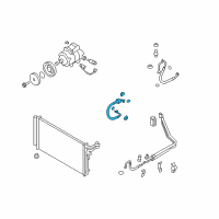 OEM Hyundai Equus Pipe-Suction Diagram - 97763-3M100