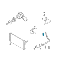 OEM Hyundai Equus Expansion Valve Assembly Diagram - 97626-3M000