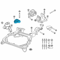 OEM 2012 Ford Fusion Mount Bracket Diagram - 9E5Z-6061-C