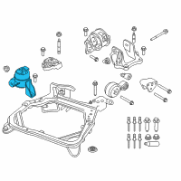 OEM Mercury Milan Front Mount Diagram - 9E5Z-6038-F