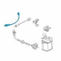 OEM 2015 Chevrolet Trax Upper Oxygen Sensor Diagram - 55563348