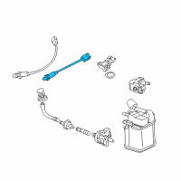 OEM 2016 Chevrolet Trax Lower Oxygen Sensor Diagram - 55574135