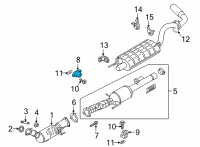 OEM 2018 Ford F-150 Mount Bracket Diagram - JL3Z-5A242-B