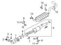 OEM 2022 Ford Mustang Catalytic Converter Gasket Diagram - FR3Z-5C226-A
