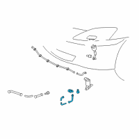 OEM 2011 Lexus IS350 Hose, Head Lamp Diagram - 85291-53080