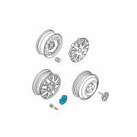 OEM 2009 Chevrolet Aveo Center Cap Diagram - 96452311