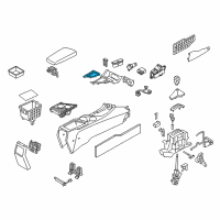 OEM 2014 Kia Optima Indicator Cover Assembly Diagram - 846522T110