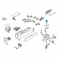 OEM 2015 Kia Optima Knob Assembly-Gear Shift Diagram - 467202P240