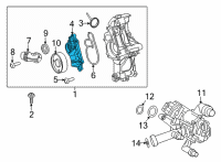 OEM Toyota GR Supra Water Pump Diagram - 16100-WAA03