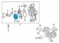 OEM 2022 Toyota GR Supra Pulley Diagram - 16371-WAA01