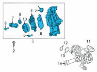 OEM 2022 Toyota GR Supra Pump Assembly Diagram - 16032-WAA02