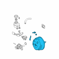 OEM Lexus RX350 Booster Assy, Brake Diagram - 44610-0E011