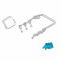 OEM 2004 Hyundai Sonata Coil & Bracket-Ignition Diagram - 27301-37105