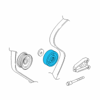 OEM Honda Pulley, Idle Diagram - 38942-PWA-004