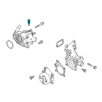 OEM 2021 Nissan Altima Engine Coolant Temperature Sensor Diagram - 22630-JN00A