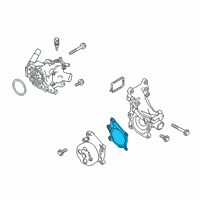 OEM Nissan Altima Gasket-Water Pump Diagram - 21014-5NA0A