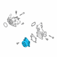 OEM 2021 Nissan Altima Pump Assy-Water Diagram - 21010-5NA0A