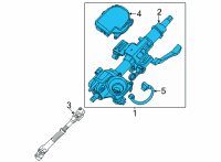 OEM Kia Forte COLUMN ASSY-STEERING Diagram - 56310M7700