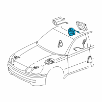 OEM 2001 Lexus GS430 Spiral Cable Sub-Assembly Diagram - 84306-30150