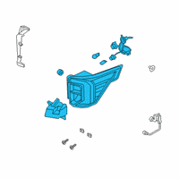 OEM 2022 Ford Explorer Tail Lamp Assembly Diagram - LB5Z-13404-H
