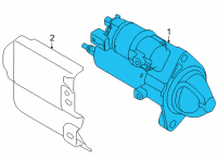 OEM Kia Carnival Starter Assy Diagram - 361003NFA0