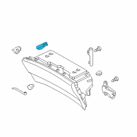 OEM 2016 Lincoln MKX Glove Box Lamp Diagram - FA1Z-14413-A