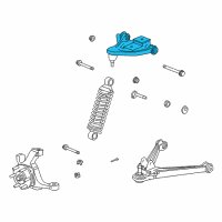 OEM 2016 Dodge Viper Upper Control Arm Diagram - 5290276AE