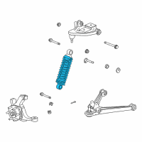 OEM 2008 Dodge Viper *Shock-FRONTSUSPENSION Diagram - 5181789AC