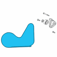 OEM 2019 Honda Passport Belt, Alternator (Mitsuboshi) Diagram - 31110-RLV-A02