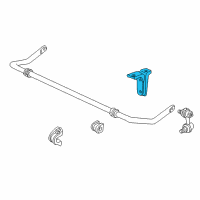 OEM Honda Bracket, Stabilizer Hold Diagram - 51317-S2A-000