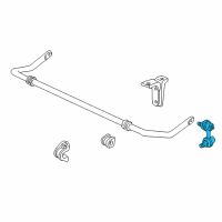 OEM 2007 Honda S2000 Link, Left Front Stabilizer Diagram - 51321-S2A-003