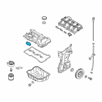 OEM 2016 Hyundai Santa Fe Sport Gasket-Fuel Pump Diagram - 22442-2G670