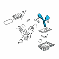 OEM Saturn Belt-Timing Diagram - 12581899
