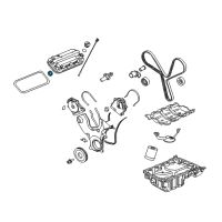 OEM Saturn Seal-Valve Rocker Arm Cover Diagram - 12583269