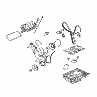 OEM Saturn Indicator-Oil Level Diagram - 12582055