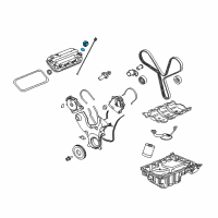 OEM 2004 Saturn Vue Cap Asm-Oil Filler Diagram - 12604378