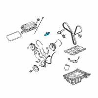 OEM 2005 Saturn Vue Tensioner Asm-Timing Belt Diagram - 12581902