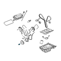 OEM 2006 Saturn Vue Bolt/Screw-Crankshaft Balancer Diagram - 12606928