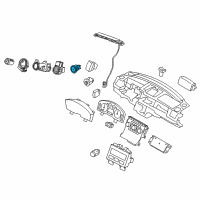 OEM 2009 Lincoln MKS Trunk Lid Switch Diagram - 8A5Z-54432A38-AA