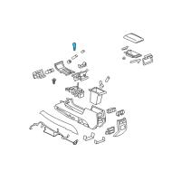 OEM 2010 Buick Lucerne Shift Knob Diagram - 15287603