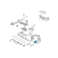 OEM 2006 Cadillac DTS Dash Control Unit Diagram - 15791553