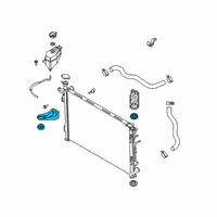 OEM Hyundai Bracket Assembly-Radiator MTG UPR Diagram - 25333-C5800