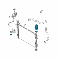 OEM 2018 Kia Sorento Bracket Assembly-Radiator Diagram - 25332C5800