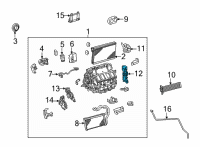 OEM Toyota Mirai Servo Diagram - 87106-50700