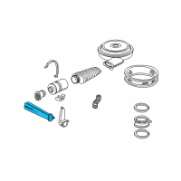 OEM 1993 GMC C2500 Suburban Duct Asm-Front Intermediate Air Intake Diagram - 15667232