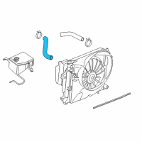 OEM 2008 Jeep Commander Hose-Radiator Inlet Diagram - 55116866AA