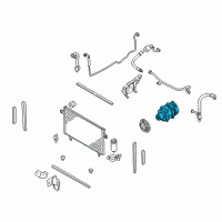 OEM 2000 Infiniti QX4 COMPRESSR Wo Cl Diagram - 92610-0W010