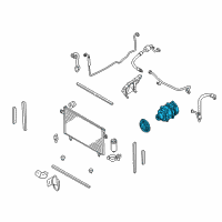 OEM 2003 Infiniti QX4 Compressor-Cooler Diagram - 92600-4W00A